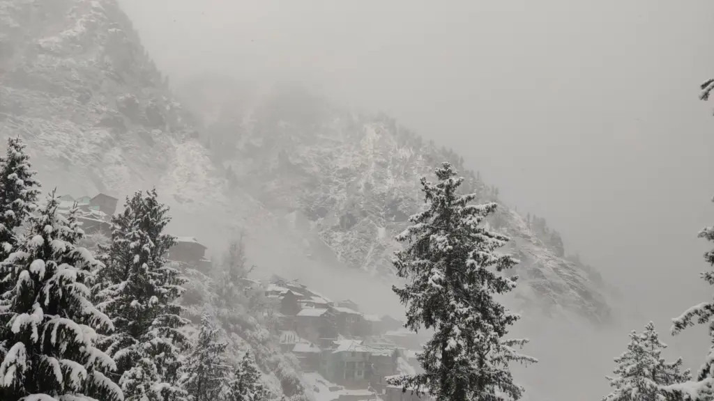 प्रतीकात्मक तस्वीर: हिमाचल में बारिश और बर्फबारी