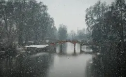 प्रतीकात्मक तस्वीर: कश्मीर में सर्दी