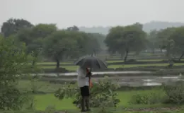 प्रतीकात्मक तस्वीर: रेवाड़ी बारिश